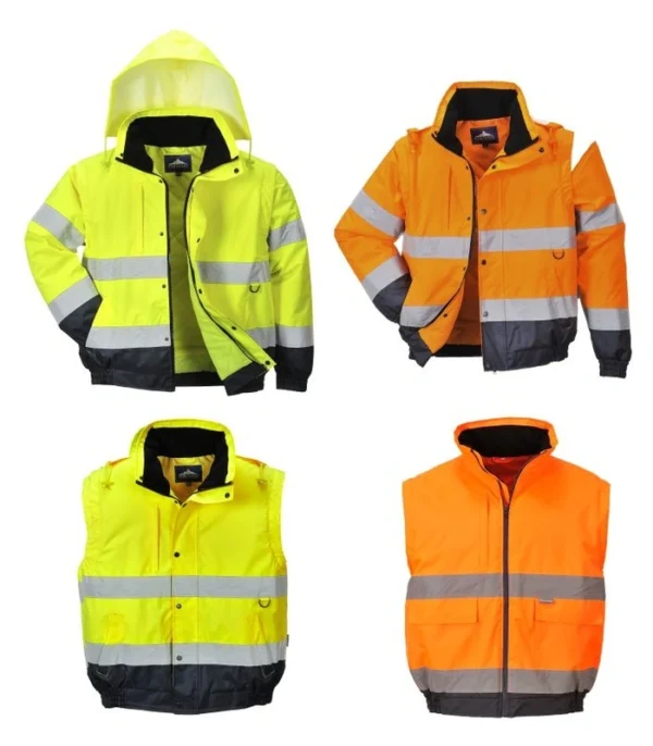 C468 Hi Vis 2 in 1 Jacket